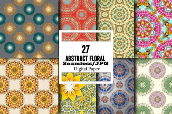 Abstract Pattern Floral Seamless: A Versatile Design Solution