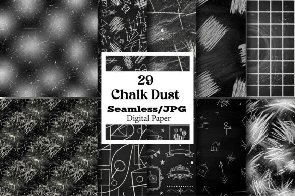 Chalk Dust Seamless Digital Pattern: A Versatile Design Solution