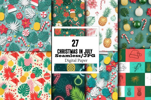 Christmas in July Digital Pattern: A Versatile and Creative Resource