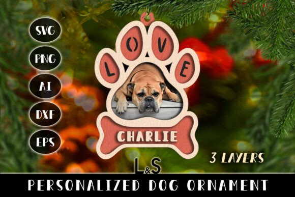 Custom Dog Paw Christmas Ornament: A Unique and Personalized Gift for the Holidays
