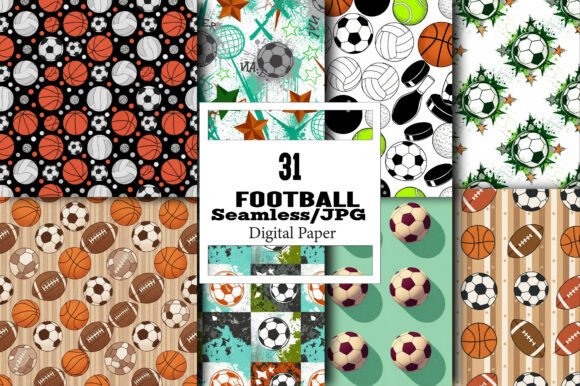 Explore the Versatility of Seamless Football Pattern