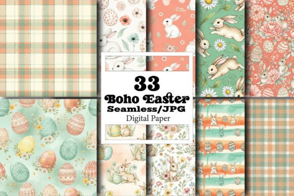 Exploring Boho Easter Digital Paper: A Versatile and Creative Design Solution