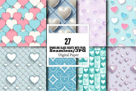 Exploring the Versatility of Sparkling Glass Hearts with Pearl in Creative Projects