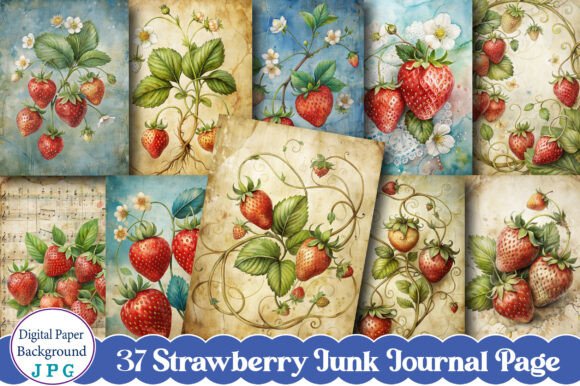 Exploring the Versatility of Strawberry Junk Journal Page