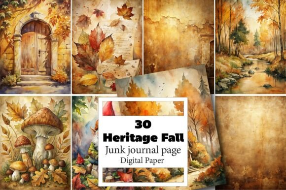 Exploring the Versatility of the Heritage Fall Junk Journal Printable Set