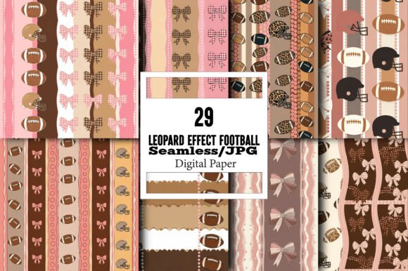 Leopard Effect Football Pattern: A Versatile Design for Creative Projects