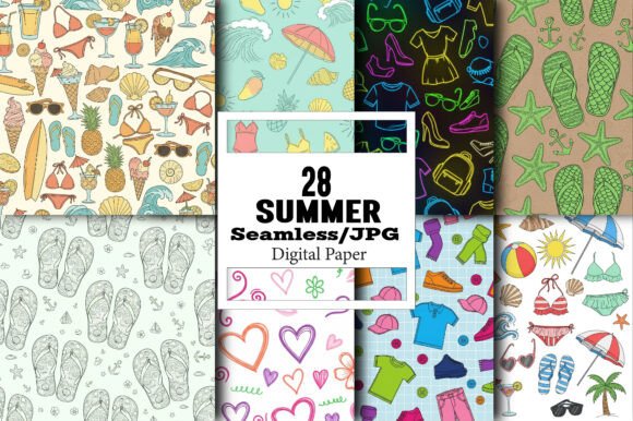 Maximizing Creativity and Branding with Summer Seamless Pattern