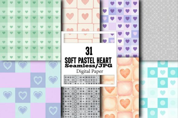 Strategic Use of Soft Pastel Heart Backgrounds Pattern for Creative and Professional Success