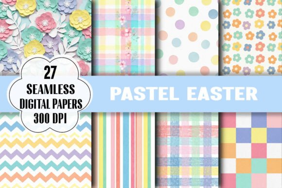 Unleash Creativity with Pastel Easter Graphics