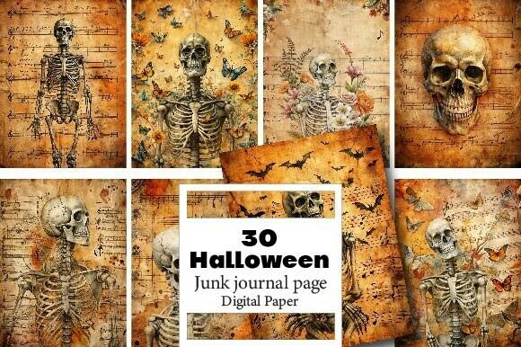 Unleashing Creativity with Halloween Junk Journal Printable Pages