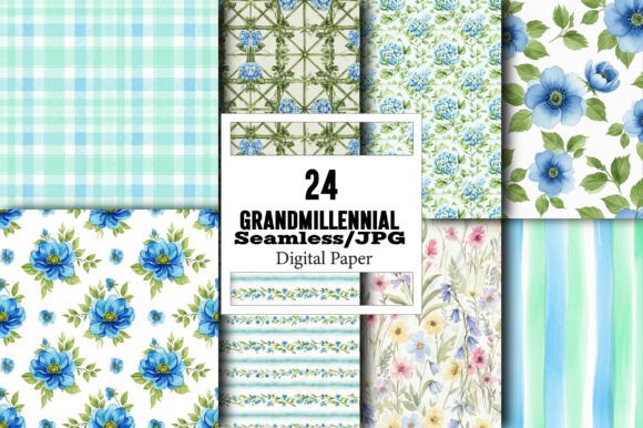 Unlocking Creativity with Grandmillennial Seamless Patterns: A Comprehensive Guide