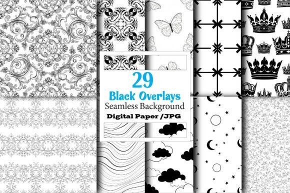 Unlocking Creativity with Seamless Black Pattern Overlays