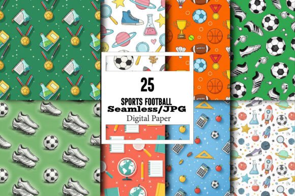 Unlocking Creativity with Sports Football Pattern: A Versatile Design Solution