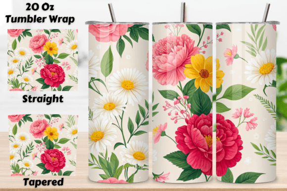 Unlocking Creativity with the Garden Party Seamless Tumbler Wrap, PNG