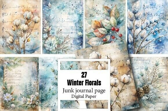 Winter Florals Junk Journal Kit: A Strategic Tool for Creative and Professional Projects